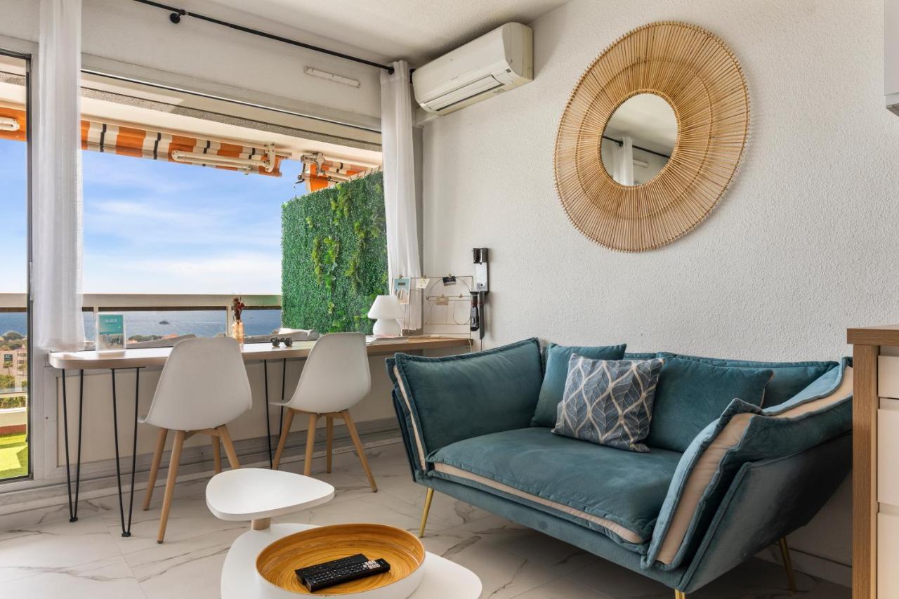 Vue Mer 180° Cocon A 7 Min De La Plage Piscine Ac Antibes Zewnętrze zdjęcie